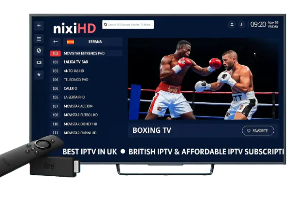 Watch British IPTV with NixiHD – Best IPTV in UK and reliable IPTV subscription UK