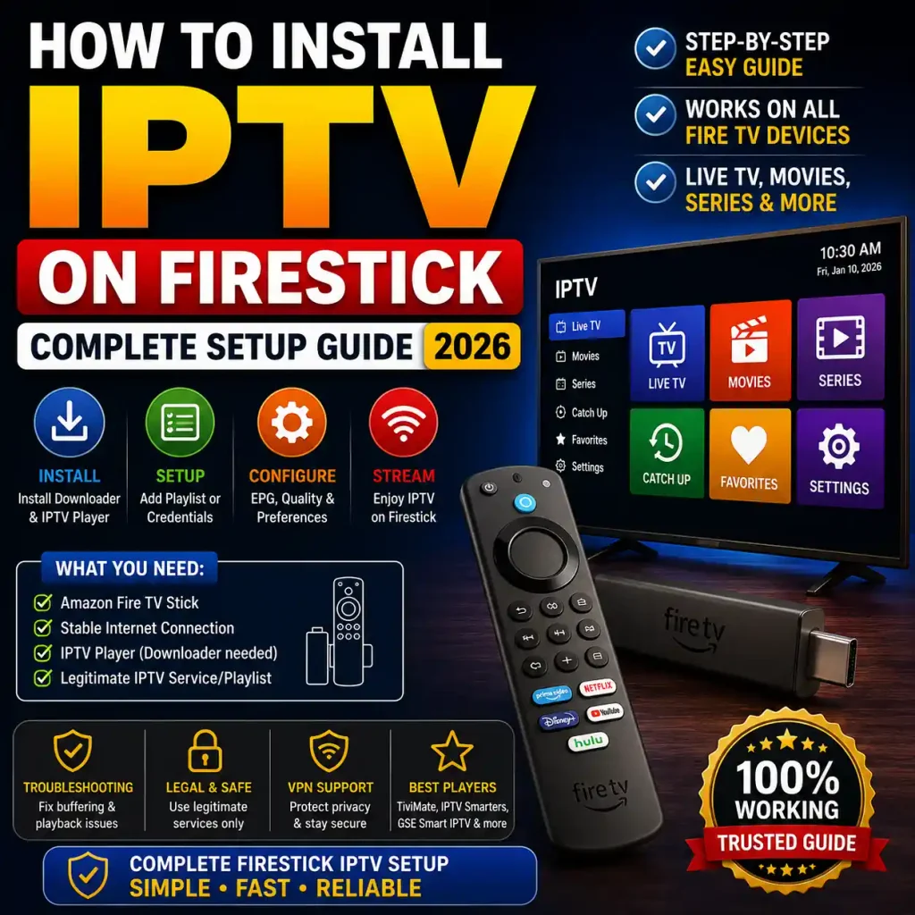 How to install IPTV on Firestick in 2026